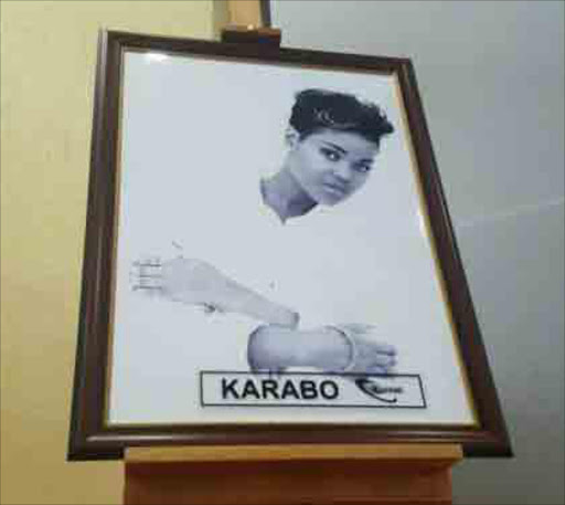 Karabo Mokoena's memorial service. Picture: TMG Digital