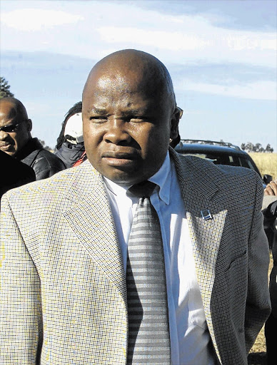 IN AND OUT: Local Government Minister Des van Rooyen