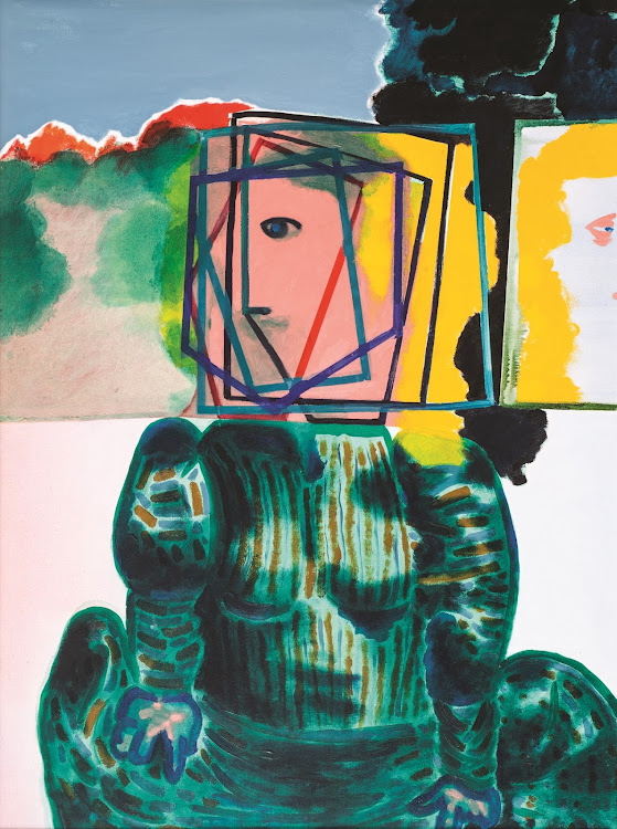 Robert Hodgins' 'A Green Girl', 1998/1999.Estimate: R900,000 - R1.2m. Picture: SUPPLIED/ASPIRE ART
