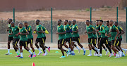 Bafana Bafana training during the 2023 African Cup of Nations South Africa Training Session at the Korhogo, Korhogo on the 13 January 2024 
PIC: SAFA MEDIA