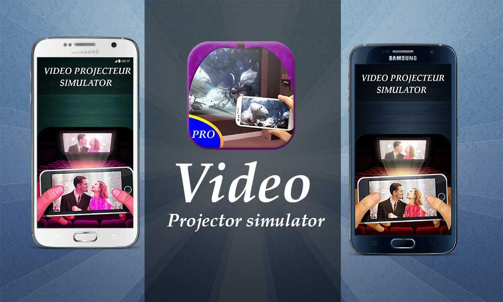 Android application Video Projector Simulated free screenshort