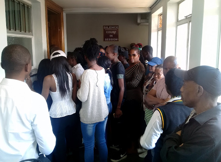 Alexandra residents turned out in big numbers for the court case of two women who locked their children inside a house which later caught fire, killing their four children.
