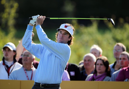 Bubba Watson of the USA hits a tee shot during a practice round prior to the 2010 Ryder Cup at the Celtic Manor Resort on September 28, 2010 in Newport, Wales.