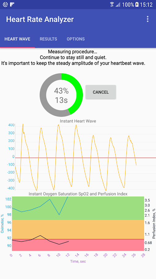 Heart Rate Analyzer — приложение на Android