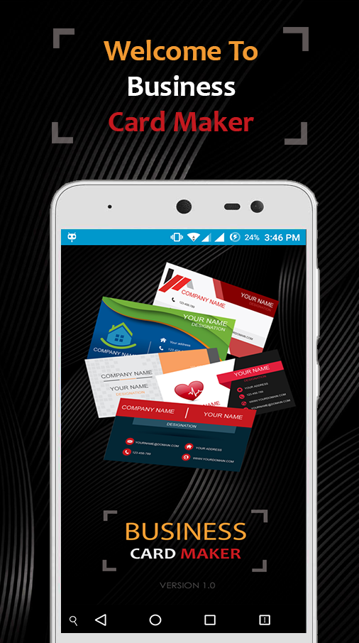 Android application Business Card Maker screenshort