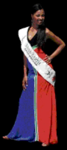 Miss Earth South Africa Matapa Maila. Pic. Veli Nhlapo. 14/10/2008. © Sowetan