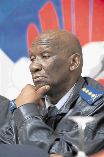 HERE TO STAY: The South African Police Service says its Bheki Cele is going nowhere. Photo: DANIEL BORN