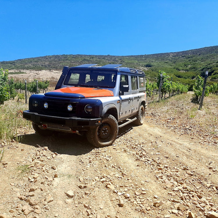 The Ineos Grenadier is a brand new option for those who take their 4x4 living seriously. Picture: Phuti Mpyane