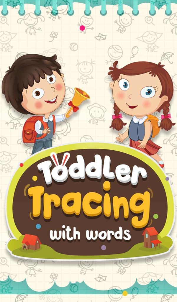 Android application Toddler Tracing With Words screenshort