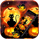 ダウンロード Black Halloween Cat Theme をインストールする 最新 APK ダウンローダ