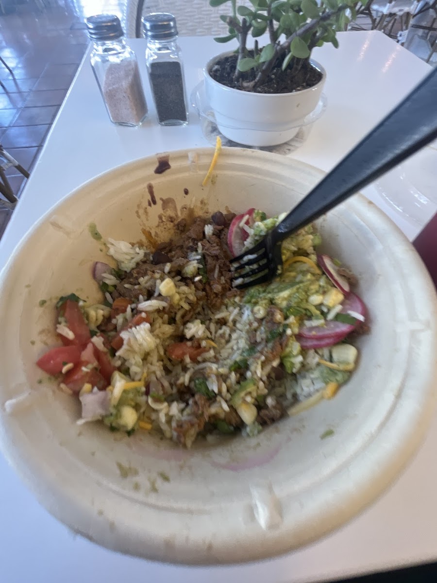 Soooooo good the Mexican bowl