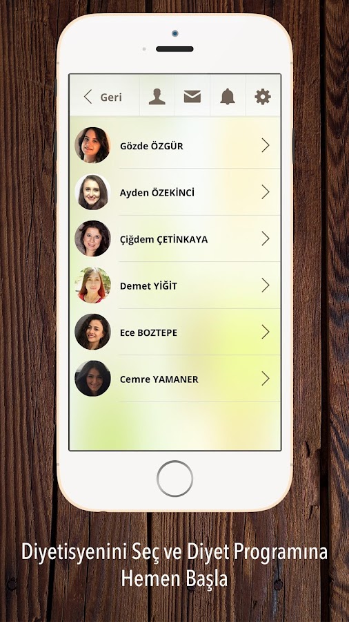 Diyetisyenim — приложение на Android
