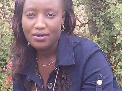 Mary Wangui, 23, whose body was found near the Nyandarua county assembly on November 16, 2017. /COURTESY