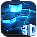 ダウンロード 3D Neon Tech Hexagon Theme をインストールする 最新 APK ダウンローダ