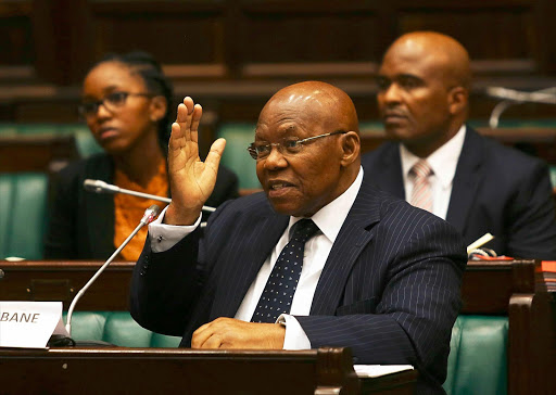 Former SABC chairman, Ben Ngubane, answers questions in parliament on Friday.