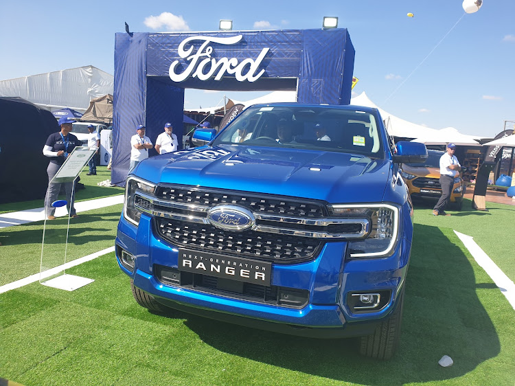 The new Ranger on display at Ford's NAMPO stand. Picture: DENIS DROPPA