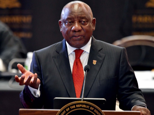 President Cyril Ramaphosa delivers the state of the nation address on Thursday night.