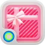 Pink Polka Hola Theme Apk