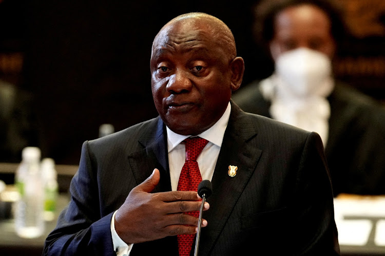 President Cyril Ramaphosa delivers the state of the nation address to a joint sitting of the National Assembly and the National Council of Provinces in Cape Town on Thursday.