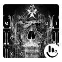 ダウンロード Dark Black Skull Keyboard Theme をインストールする 最新 APK ダウンローダ