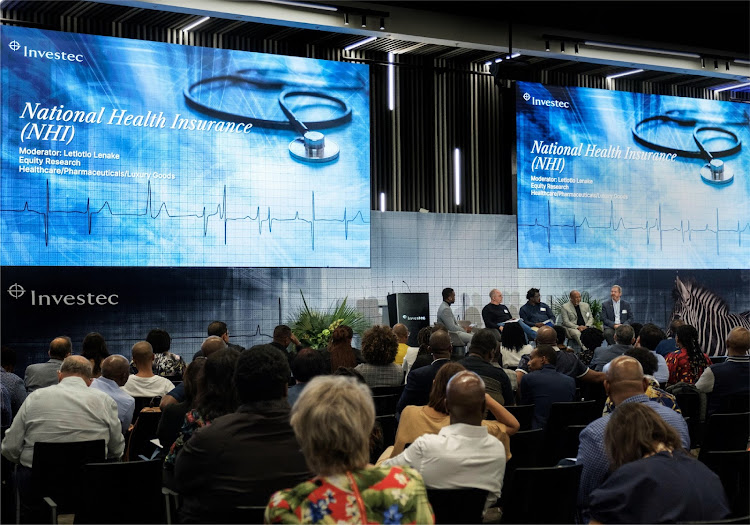 Investec's inaugural HealthBeat conference, held recently, was a platform for heathcare experts to exchange ideas and generate solutions. Picture: Investec