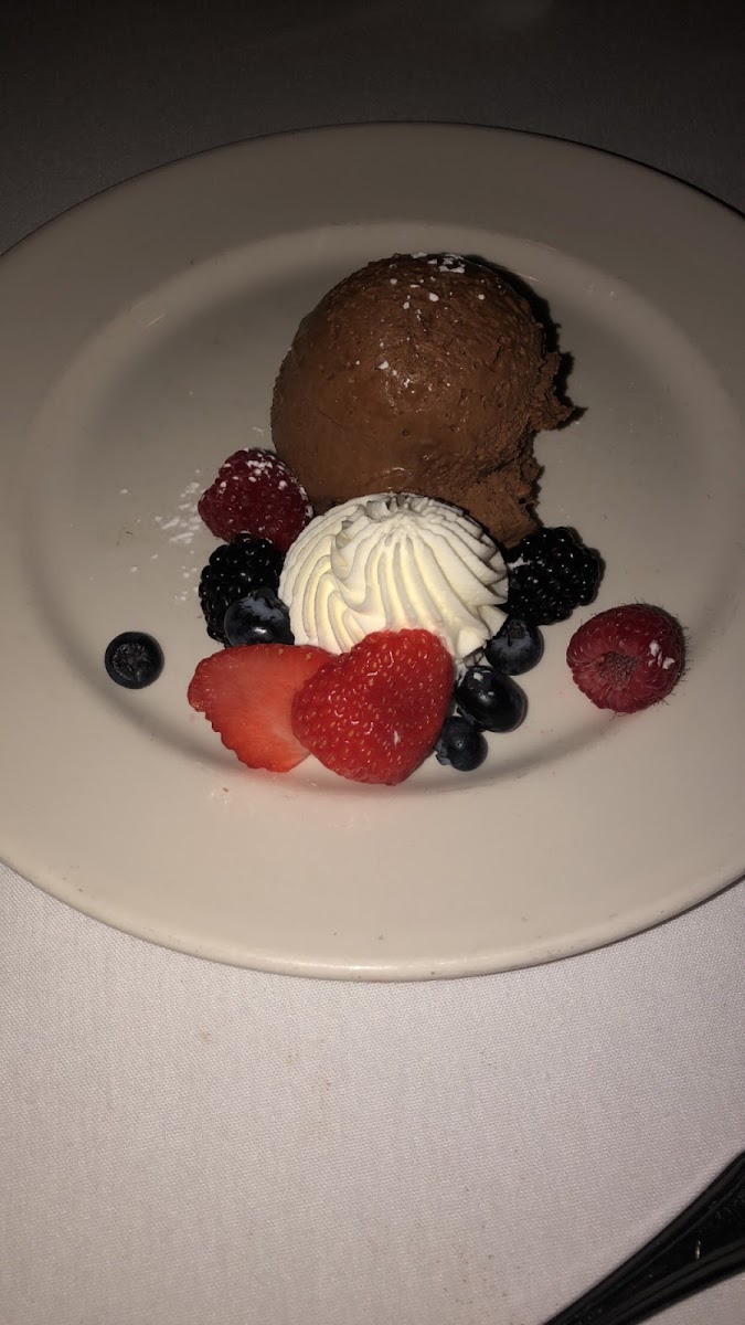 Chocolate mousse!