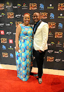 Tumi Morake and her husband Mpho Osei-Tutu  / Tsheko Kabasia