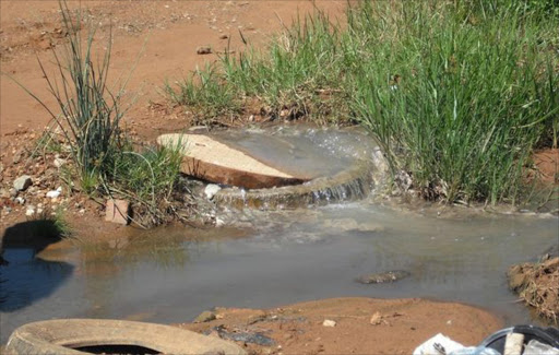 Sewage leak Hennops River. Picture Credit: www.rainwaterharvesting.co.za