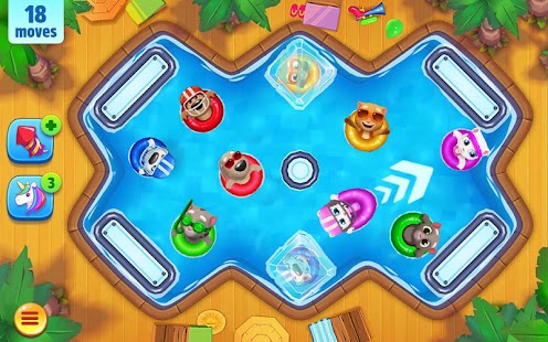 Talking Tom Pool - Puzzle Game Screenshot