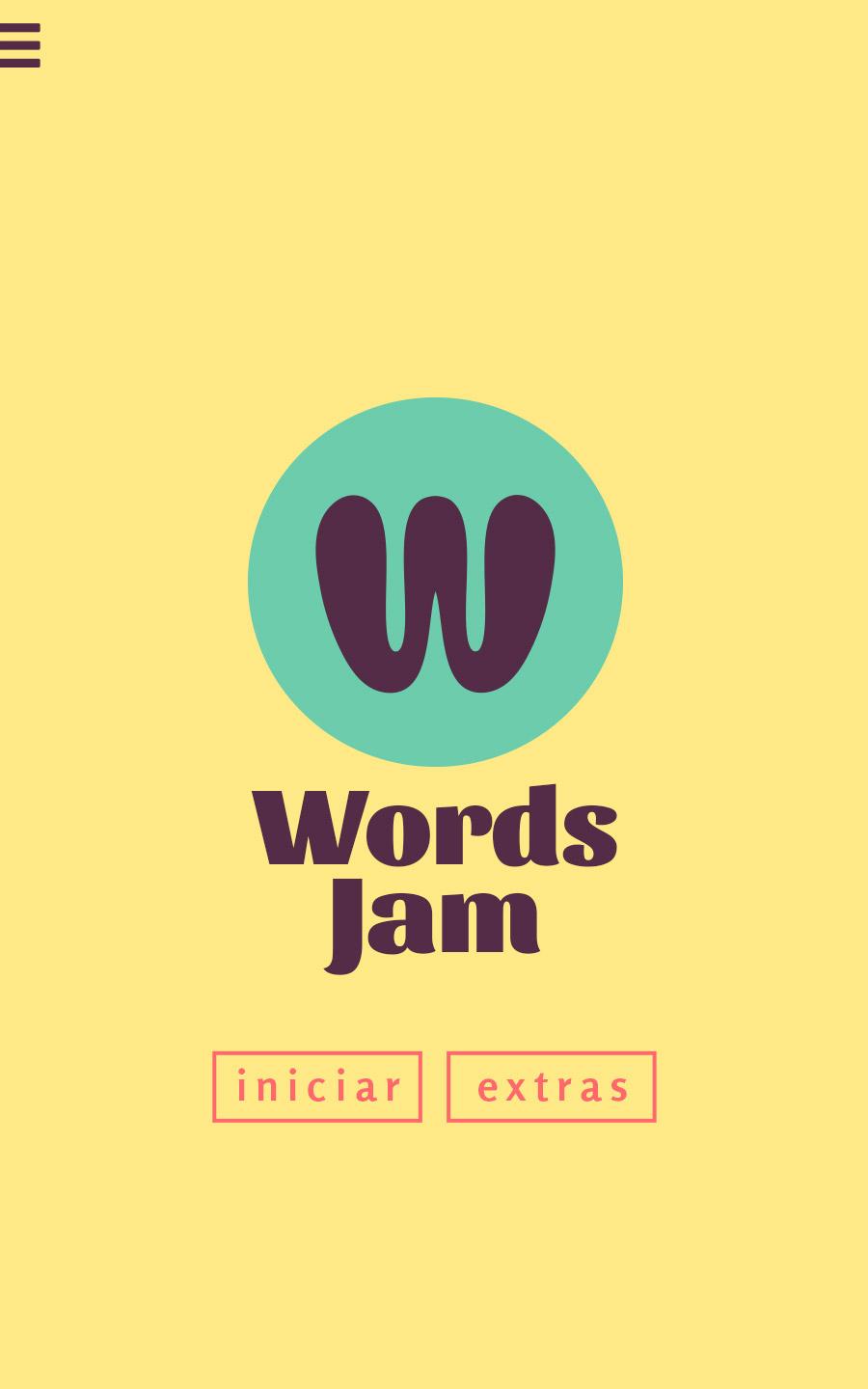 Android application Words Jam screenshort