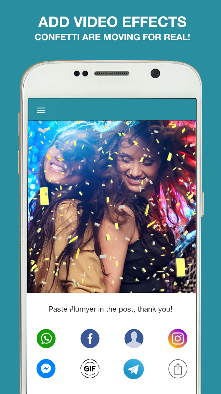 Android application Lumyer Effects: Animate Photos screenshort