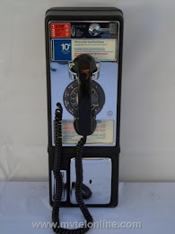 Single Slot Payphones - NJ Bell 1C Coiled Cord loc LP4 1