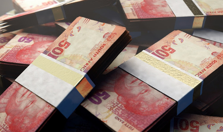 The rand on Tuesday fell for seventh day.