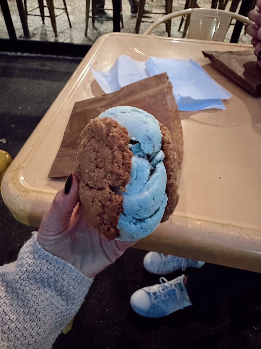 Gluten free & dairy free ice cream sandwich