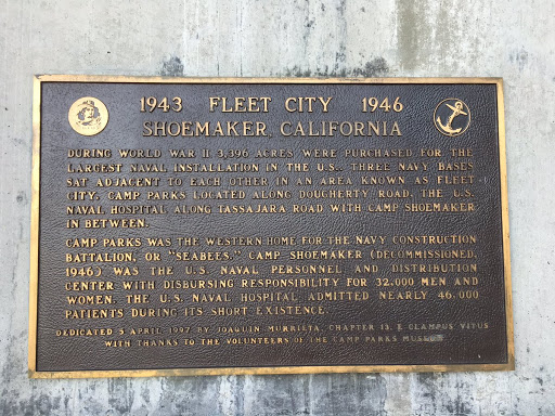 1943 FLEET CITY 1946SHOEMAKER, CALIFORNIA DURING WORLD WAR II, 3,396 ACRES WERE PURCHASED FOR THE LARGEST NAVAL INSTALLATION IN THE U.S.. THREE NAVY BASES SAT ADJACENT TO EACH OTHER IN AN AREA...