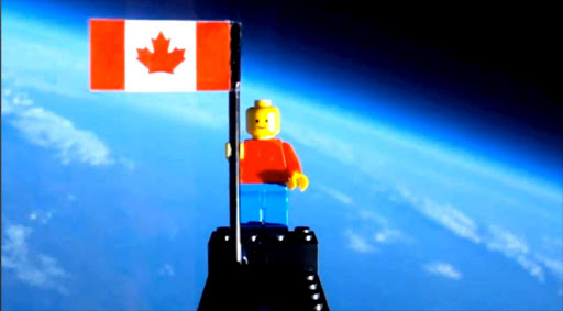 Lego man finally joins the space race. File picture