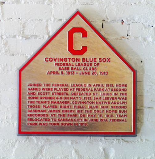 Fun fact: Ball hit over the fence was ground rule double. Only one HR ever hit in park was inside-the-park, by James Emery. The photo is the mold (that hangs in my office) from the plaque that...