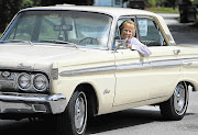 END OF THE ROAD: Rachel Veitch in her 1964 Mercury Comet Caliente Picture: ORLANDO SENTINEL/MCT