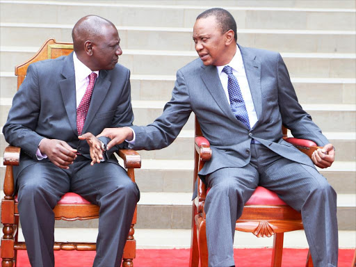 President Uhuru Kenyatta and Deputy President William Ruto.