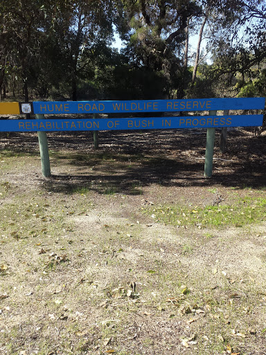 Hume Reserve Entry