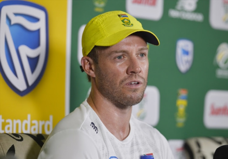 AB de Villiers of South Africa after day 3 of the 2nd Sunfoil Test match between South Africa and Australia at St Georges Park on March 11, 2018 in Port Elizabeth, South Africa.