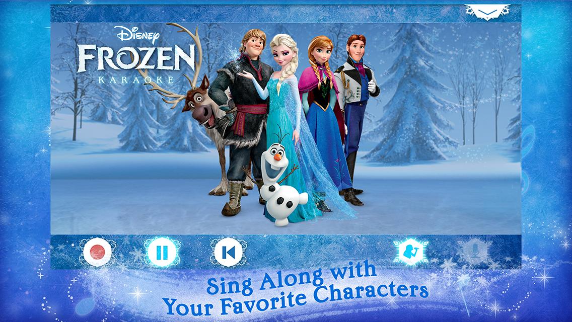 Android application Disney Karaoke: Frozen screenshort