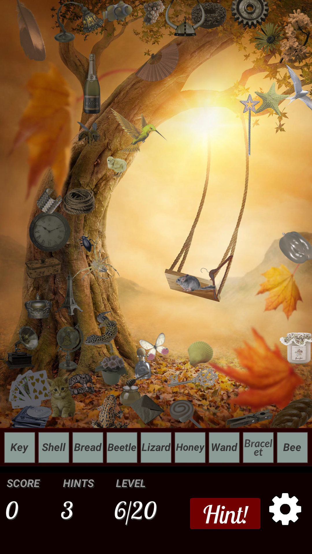 Android application Hidden Object - Autumn Leaves screenshort