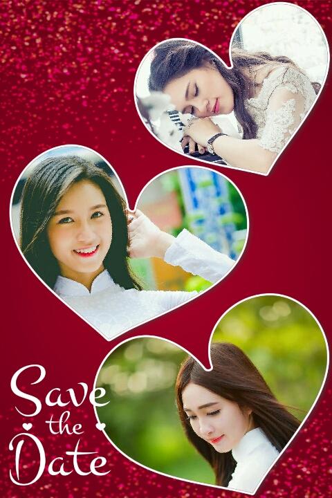 Android application Valentine Photo Frames screenshort