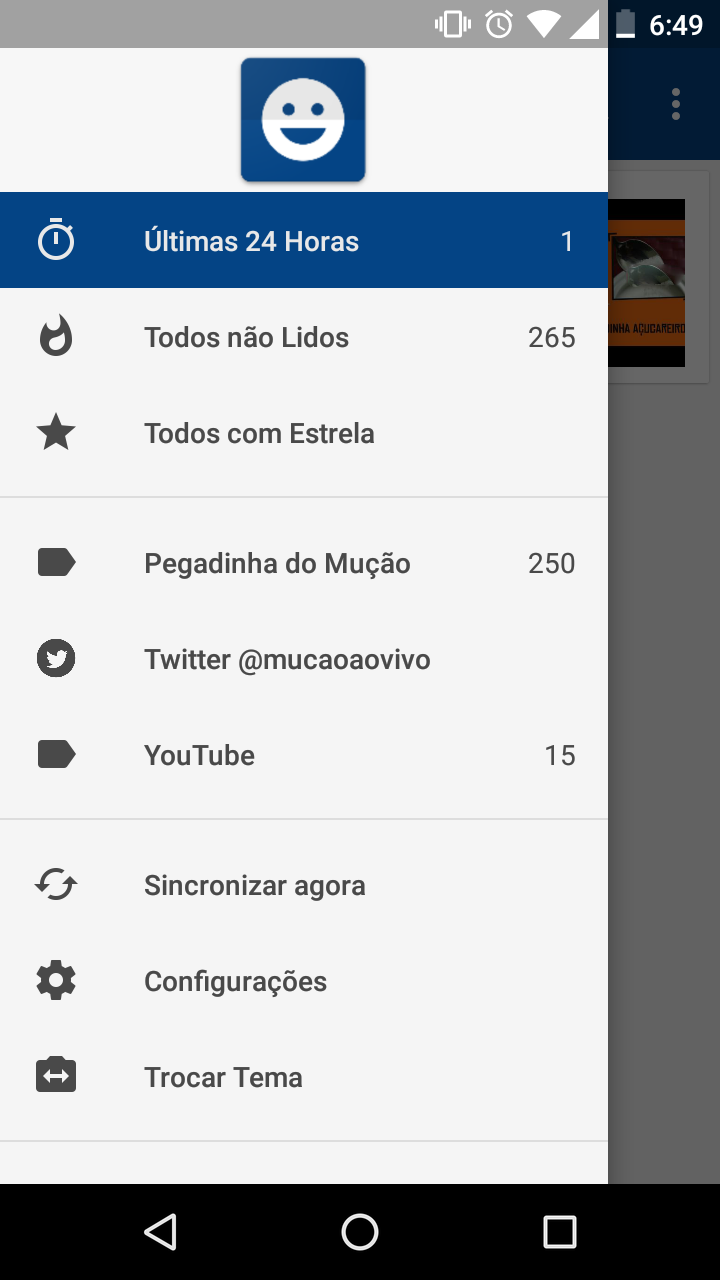 Android application Pegadinha do Mução screenshort