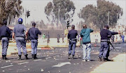 Police  'shoot at residents in  Hawston, Western Cape who where protesting. File photo
