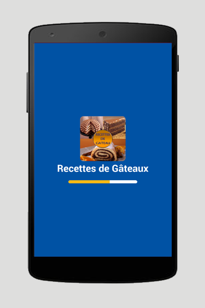 Android application Recettes de Gâteaux screenshort