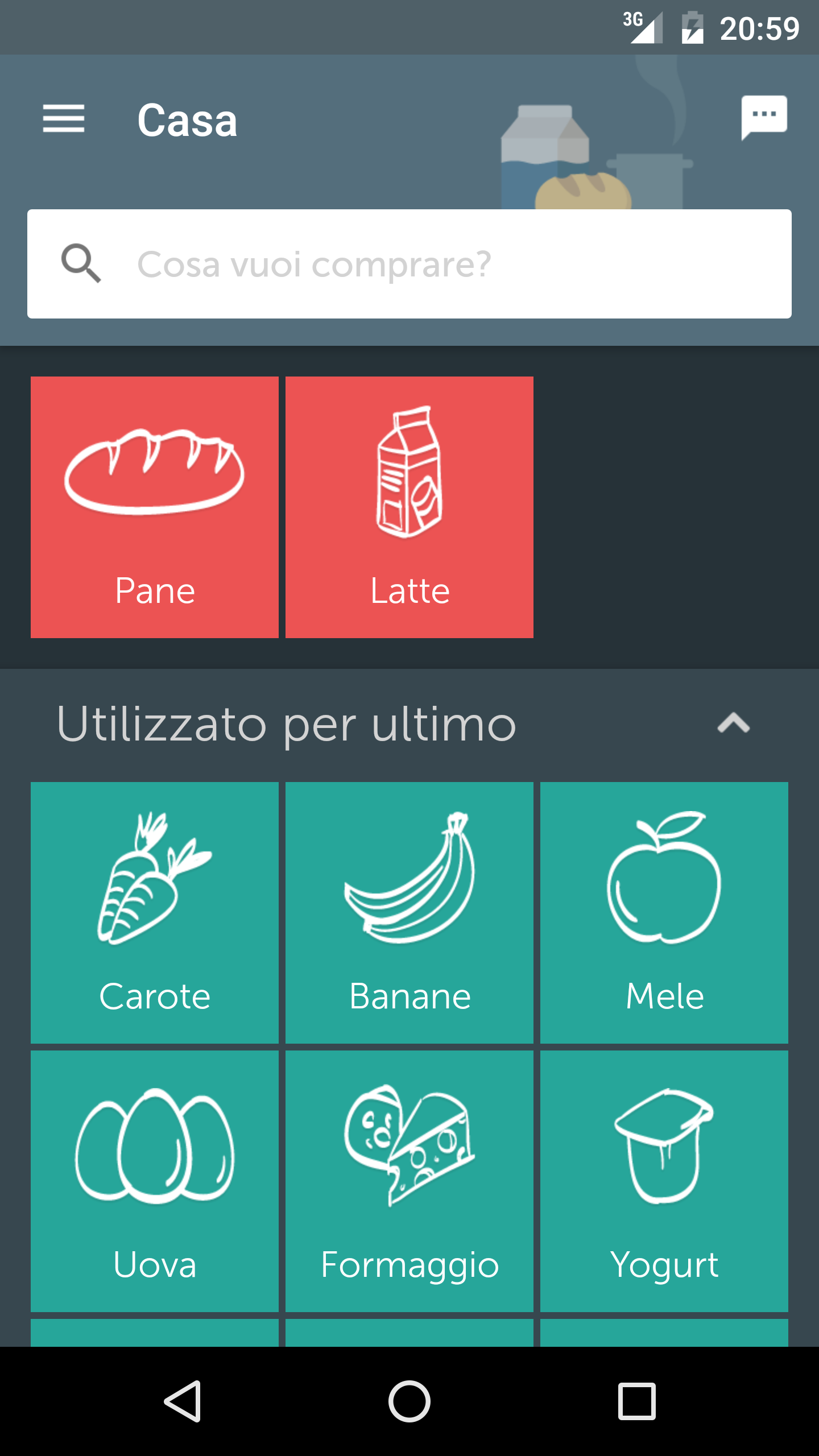 Android application Bring! Grocery Shopping List screenshort