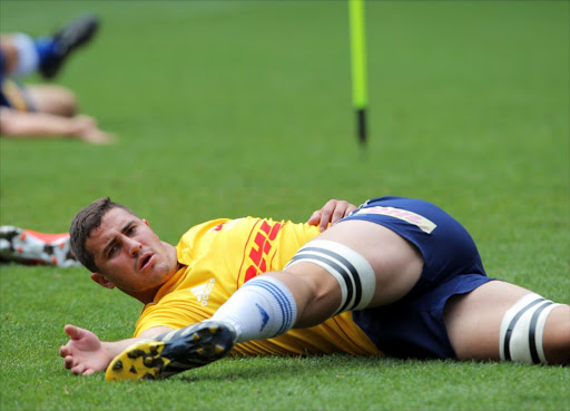 Gerbrandt Grobler during the DHL Western Province training session and press conference at DHL Newlands Stadium on October 16, 2014 in Cape Town, South Africa. (Photo by Carl Fourie/Gallo Images)