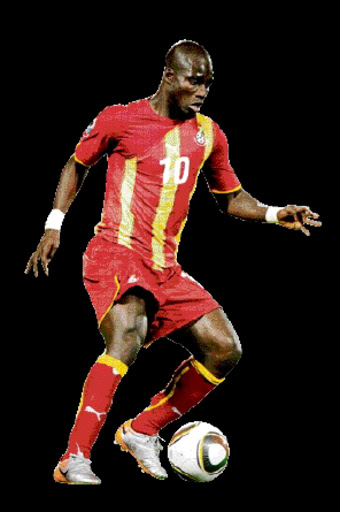 RUSTENBURG, SOUTH AFRICA - JUNE 26: Stephen Appiah of Ghana in action during the 2010 FIFA World Cup South Africa Round of Sixteen match between USA and Ghana at Royal Bafokeng Stadium on June 26, 2010 in Rustenburg, South Africa. (Photo by Stuart Franklin/Getty Images)